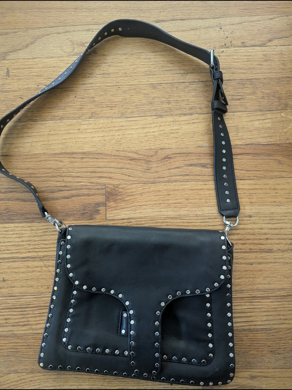 Rebecca Minkoff Midnighter Leather Crossbody Bag
